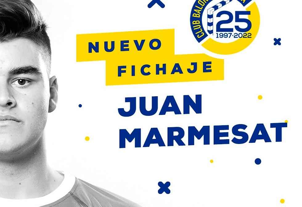 Juan Marmesat, nueva incorporación de BM Soria Juan Marmesat, nueva incorporación de BM Soria