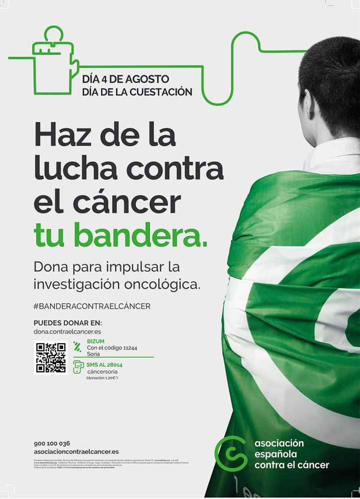 AECC: "Haz de la lucha contra el cáncer tu bandera"