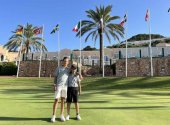 López y Jiménez cierran participación en Nacional de Golf