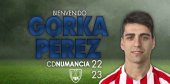 Gorka Pérez refuerza defensa del Numancia