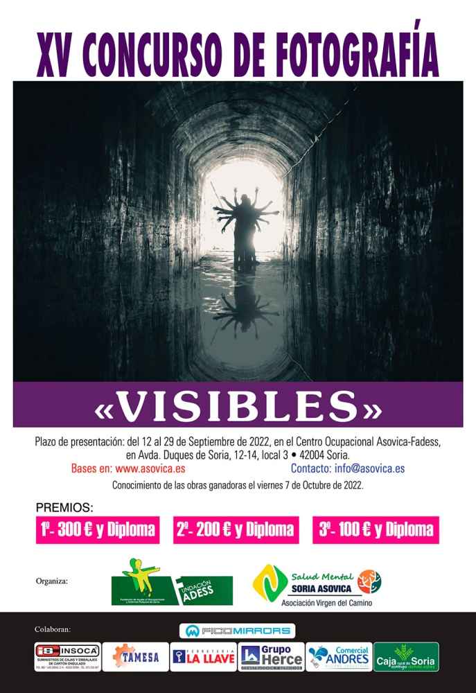 XV concurso de fotografía “Visibles” por la Salud Mental