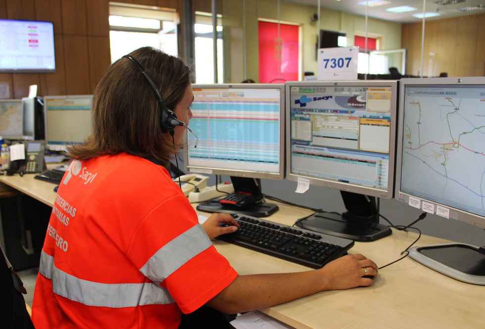 Mujer herida en vuelco de vehículo en Almazán Mujer herida en vuelco de vehículo en Almazán