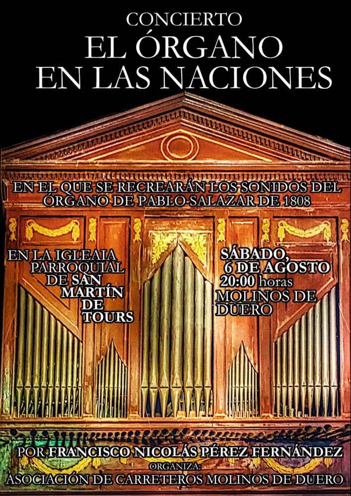 Concierto de órgano en Molinos de Duero