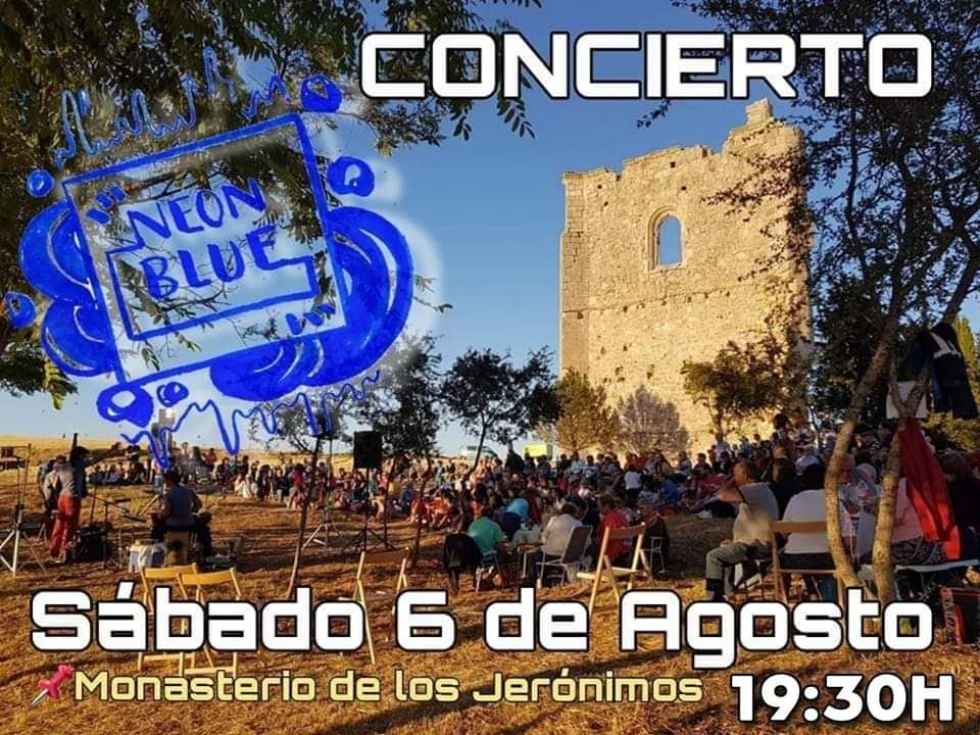 Concierto de "Neón Blue" en el monasterio de Guijosa