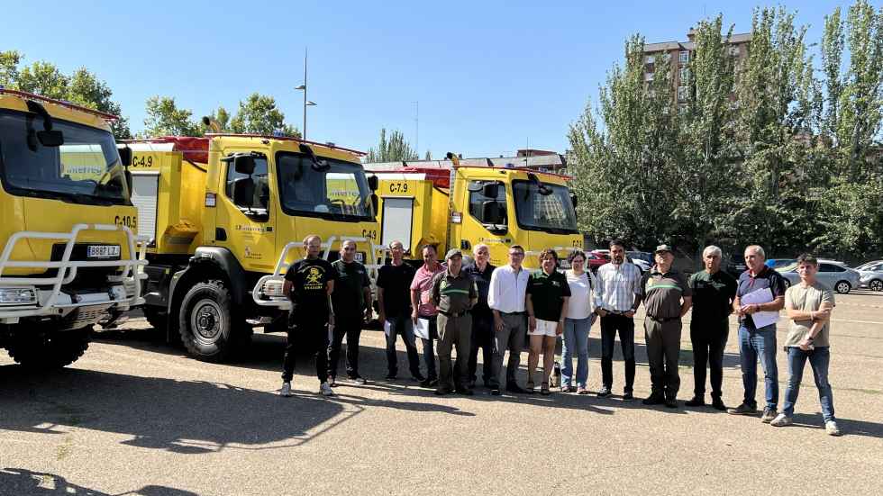Seis nuevos camiones para lucha contra incendios
