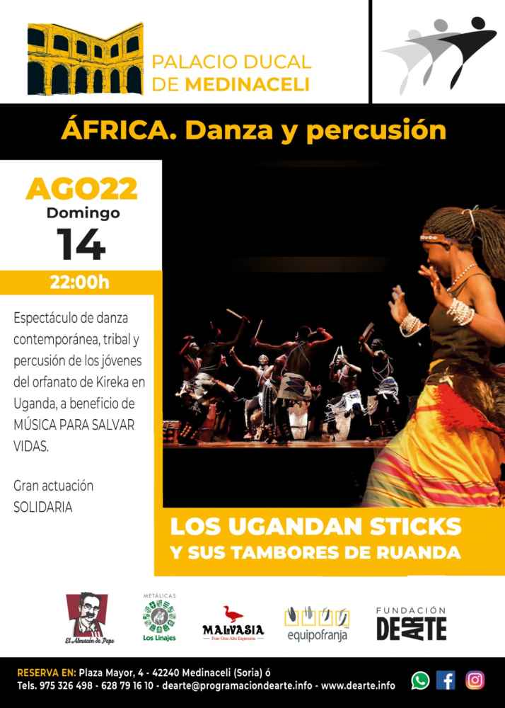 Danza y percusión africana en Medinaceli 