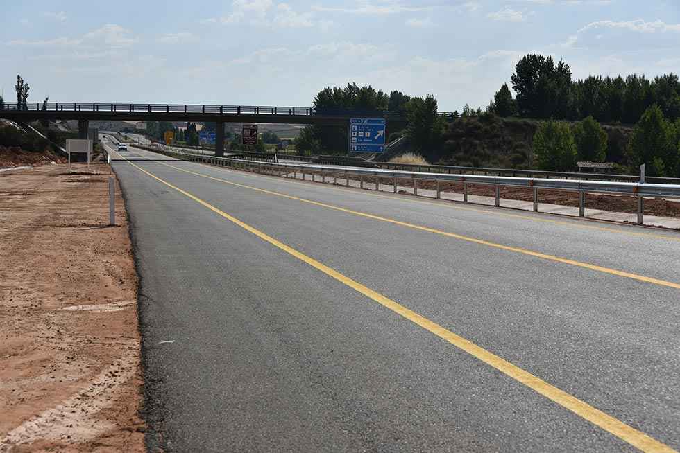 A-11: obras en tramo San Esteban-El Burgo - fotos