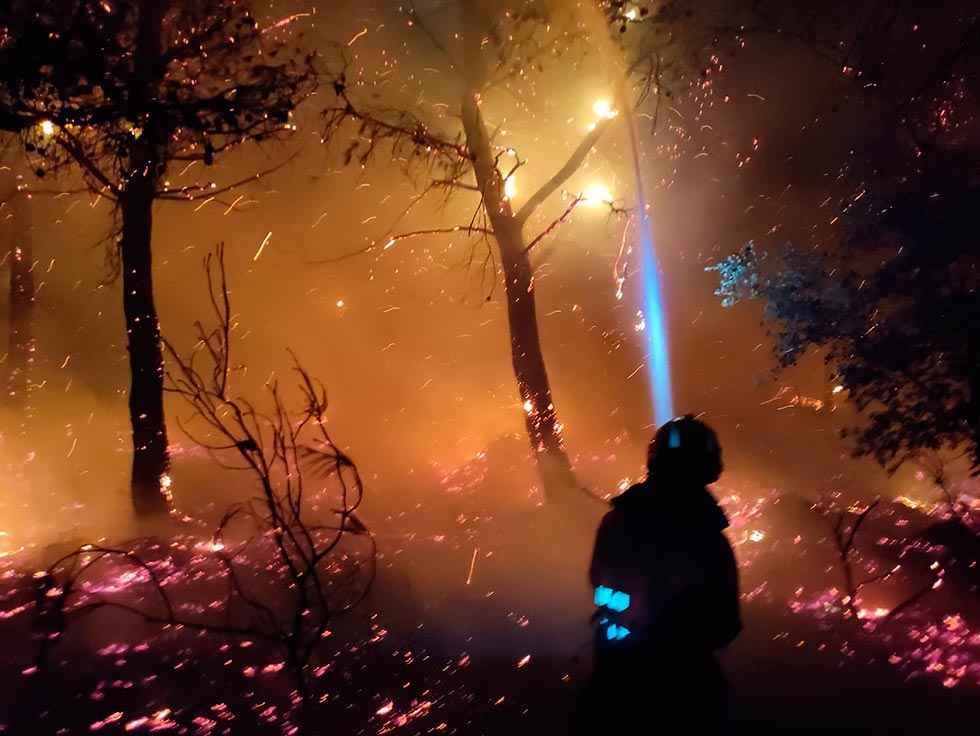 El fuego amenaza el Moncayo - fotos