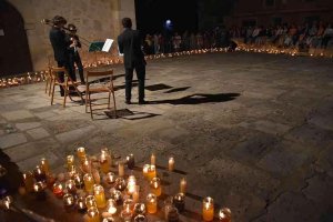 Música y velas en San Esteban de Gormaz