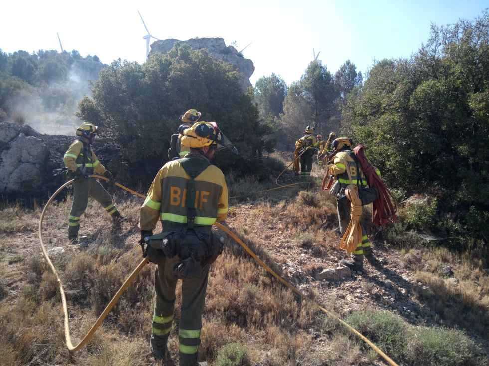 Riesgo muy alto de incendios forestales en la Comunidad