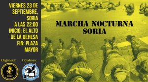 Marcha nocturna de los bomberos forestales