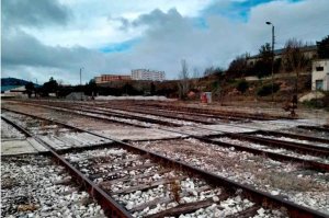 Mejora de vías en estación de "El Cañuelo"