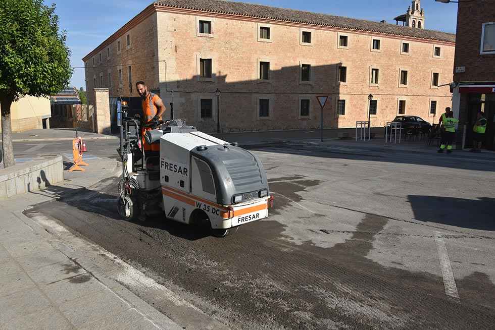 Obras de pavimentación en quince calles Obras de pavimentación en quince calles
