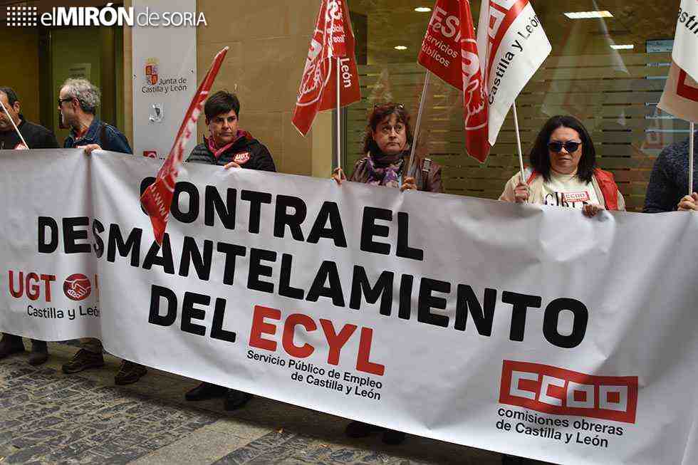 Concentración sindical contra desmantelamiento del Ecyl