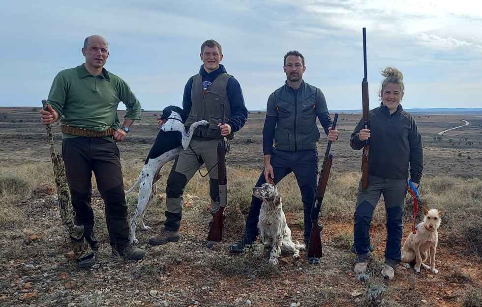 Ganadores de campeonato de caza menor