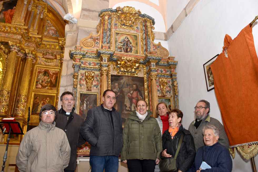 Restaurados dos retablos de la Virgen de Inodejo