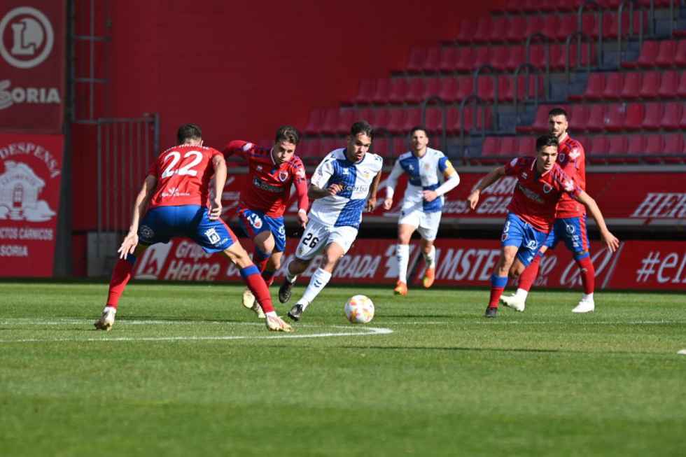 El Numancia, de más a menos hasta el empate