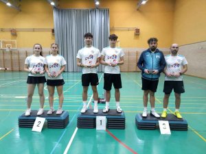 Ganadores de XXV Circuito provincial de Bádminton