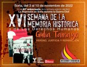 Comienzan conferencias de Semana de Memoria Histórica