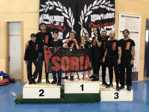 Botín de medallas de kickboxing en Salamanca