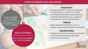 Inscripciones abiertas para "Conciliamos en Navidad"