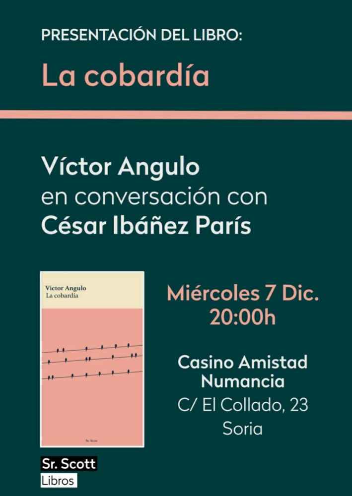 Víctor Angulo presenta "La Cobardia"