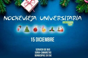 Nochevieja Universitaria en navidades de Golmayo