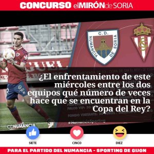 Gana dos entradas para ver el Numancia-Sporting de Gijón