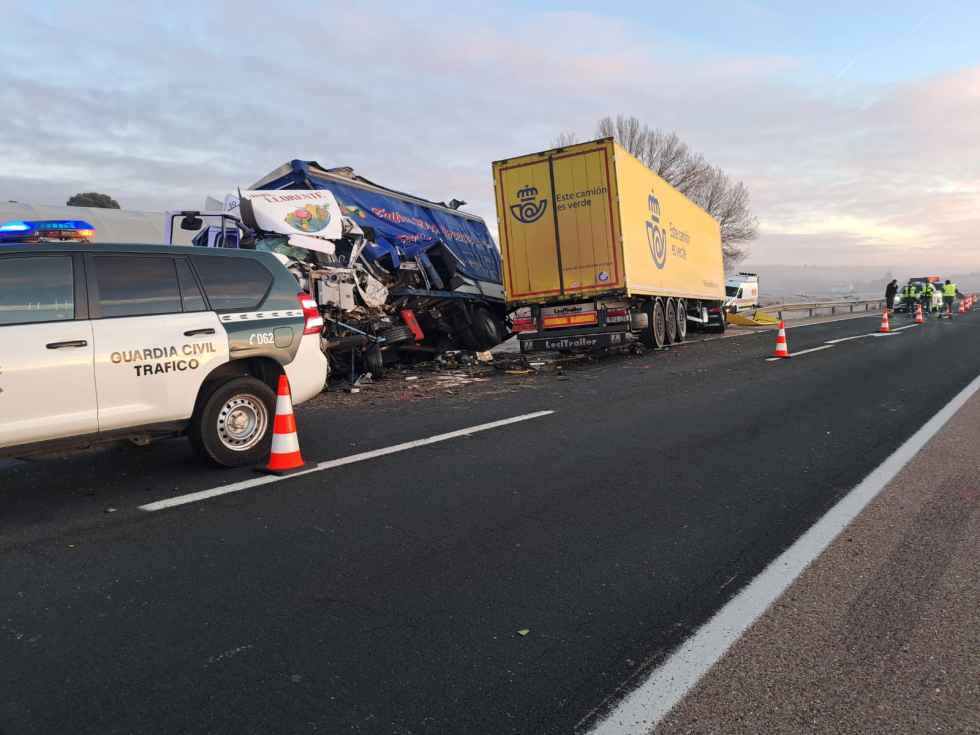 Accidente mortal en N-122, en Golmayo Accidente mortal en N-122, en Golmayo