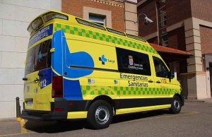 Herida conductora al chocar contra pared en Soria