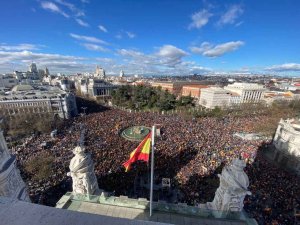 Manifestación contra políticas de Sánchez