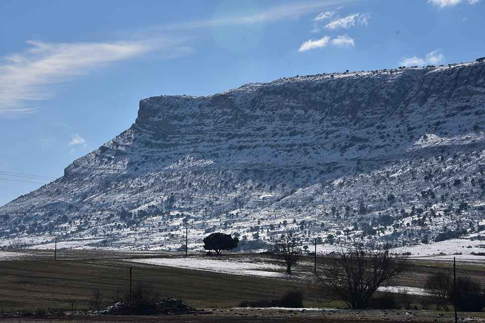Nieve en las sierras de Frentes y Cabrejas - fotos