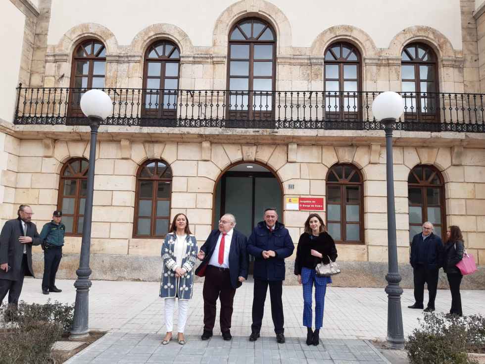 Inaugurados los rehabilitados juzgados de El Burgo de Osma 