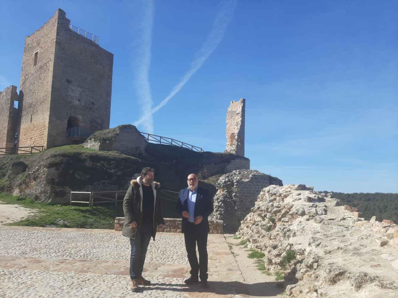 El Gobierno encara finalización de obras en muralla de Calatañazor El Gobierno encara finalización de obras en muralla de Calatañazor