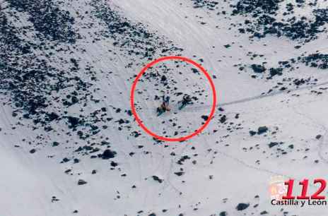 Rescatado montañero herido tras caida en pico Catoute Rescatado montañero herido tras caida en pico Catoute