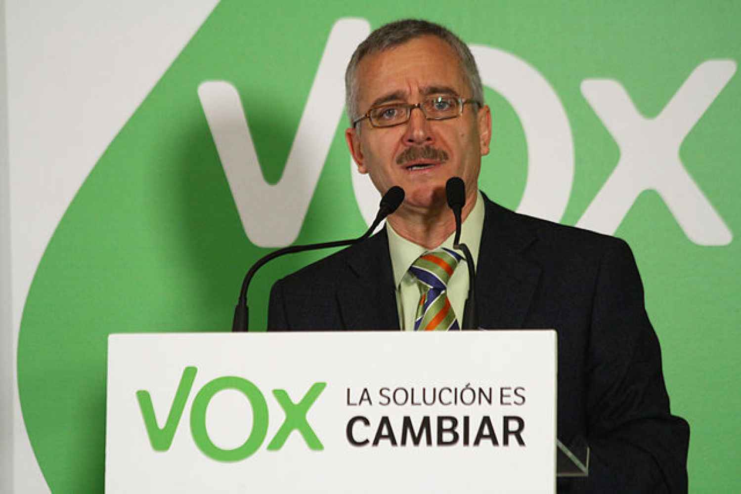 Ortega Lara, en presentación de candidatos de Vox Ortega Lara, en presentación de candidatos de Vox