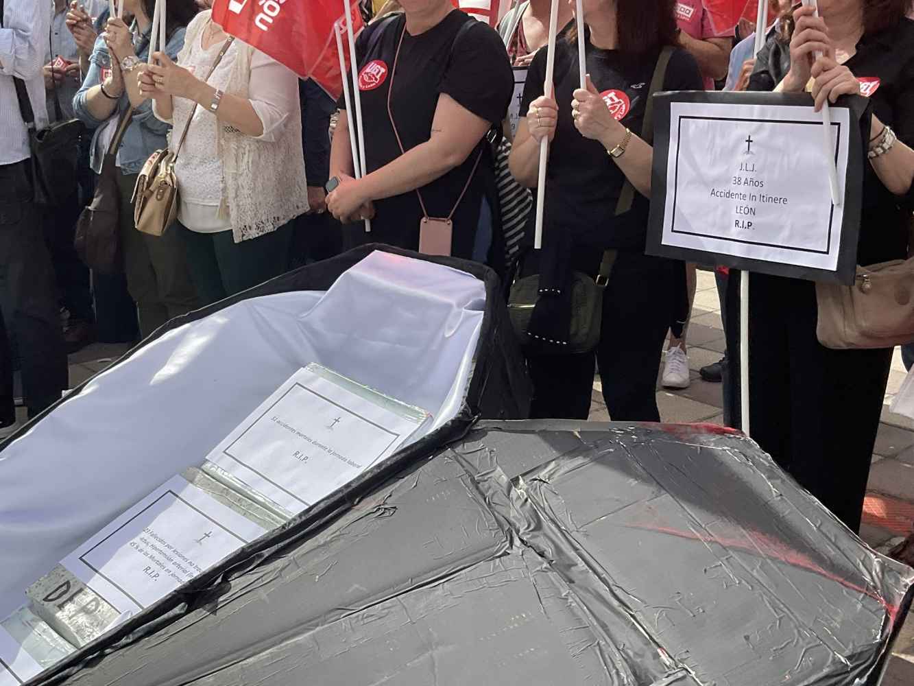 CC.OO. y UGT denuncian "imparable" siniestralidad laboral