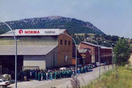 Cuando se inauguró la primera fábrica de Norma