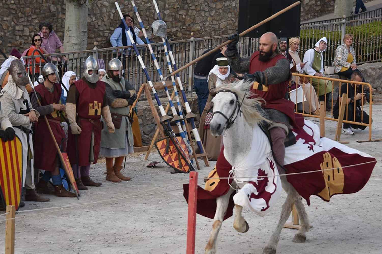 Ágreda: torneo medieval en desposorios - fotos