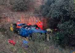 Dos fallecidos en accidente en N-122 en Matalebreras