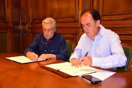 Nuevo convenio de Diputación con Balonmano Soria