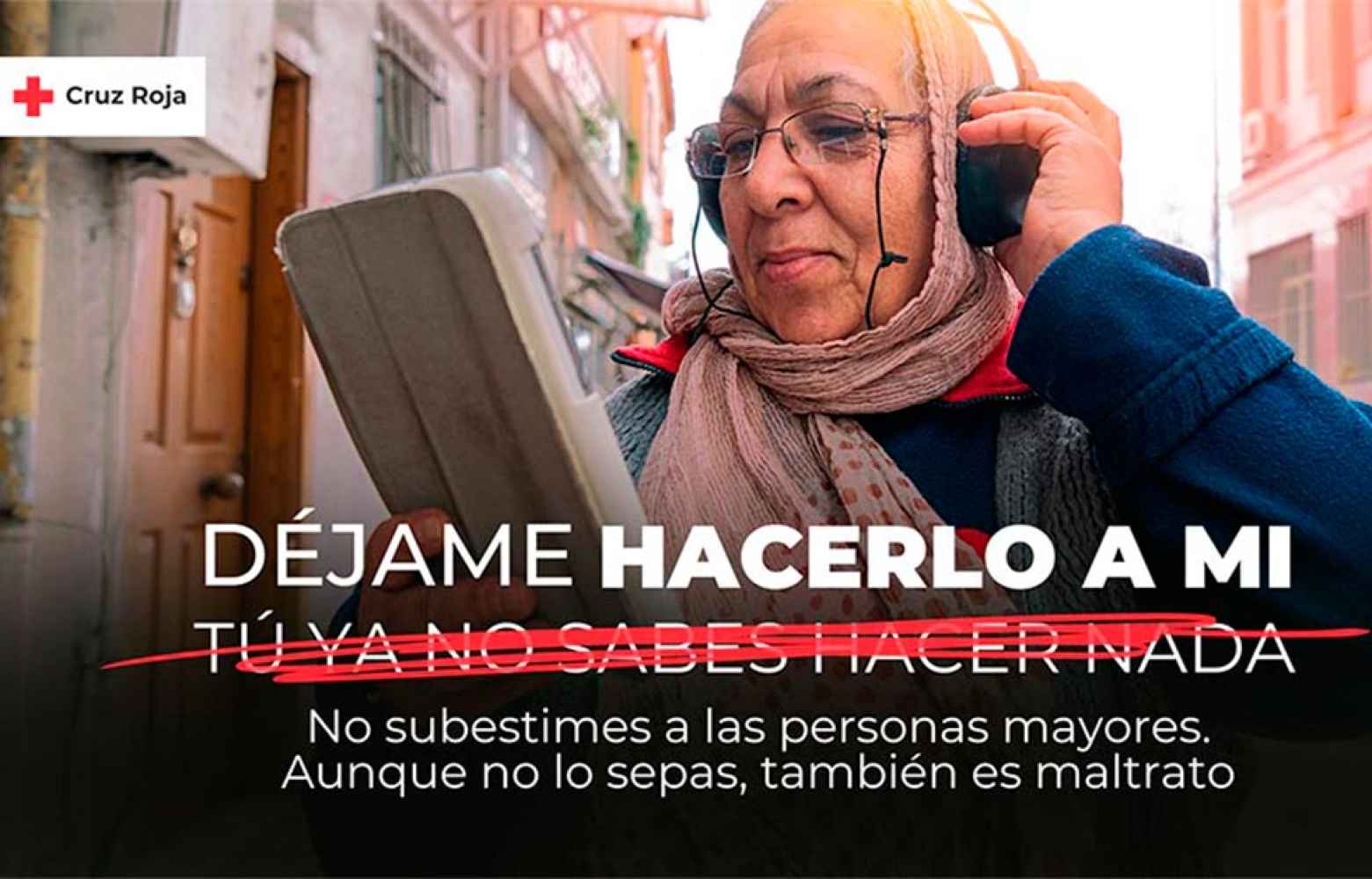 Cruz Roja: subestimar a mayores también es maltrato