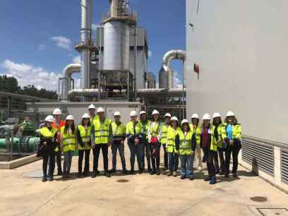 FOES visita la planta de biomasa ENSO
