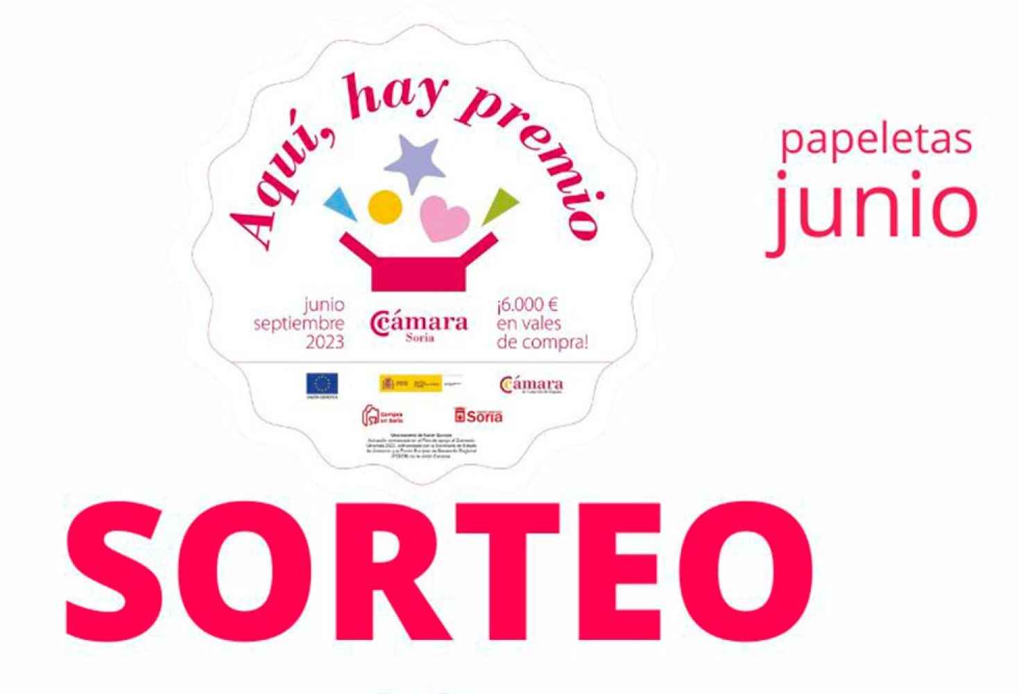 Papeletas ganadoras de Aquí hay Premio