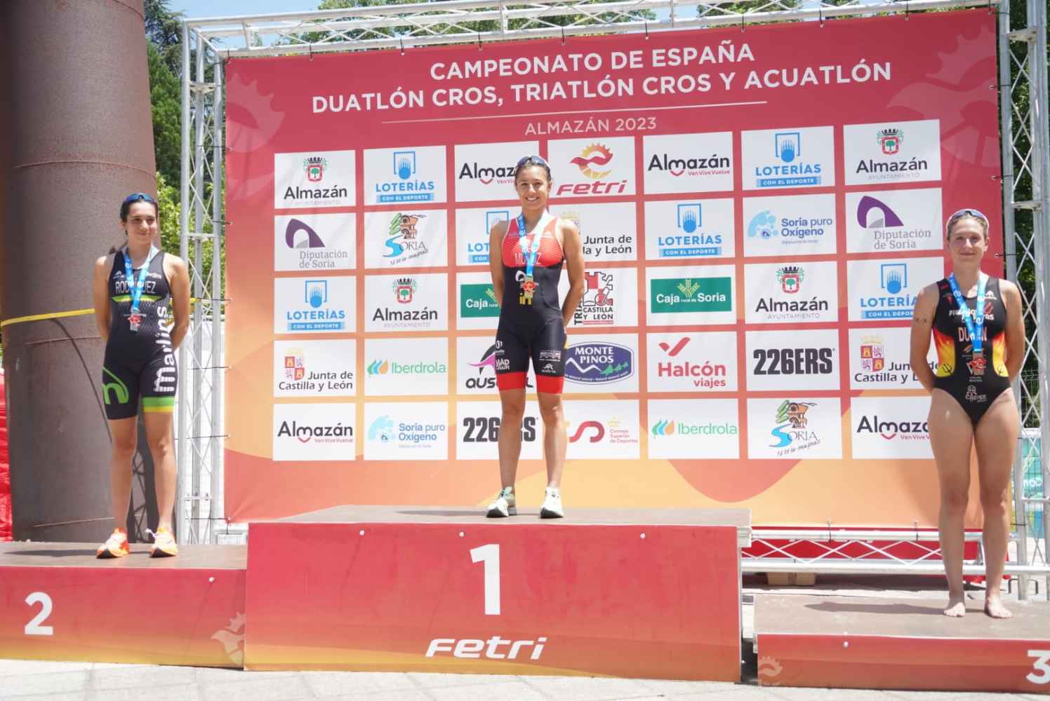 Marina Muñoz, campeona de España de Triatlón Cros