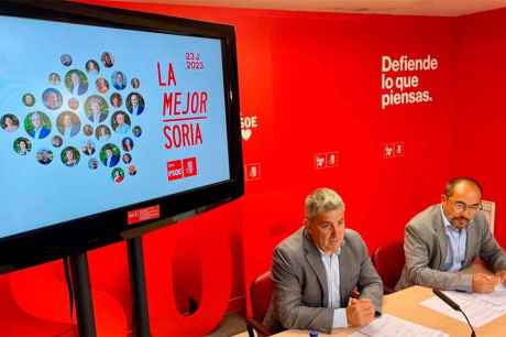 El PSOE descarta papel relevante de Soria ¡Ya! en Parlamento