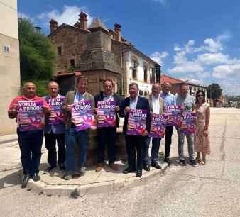 Golmayo, salida de última etapa de Vuelta a Burgos