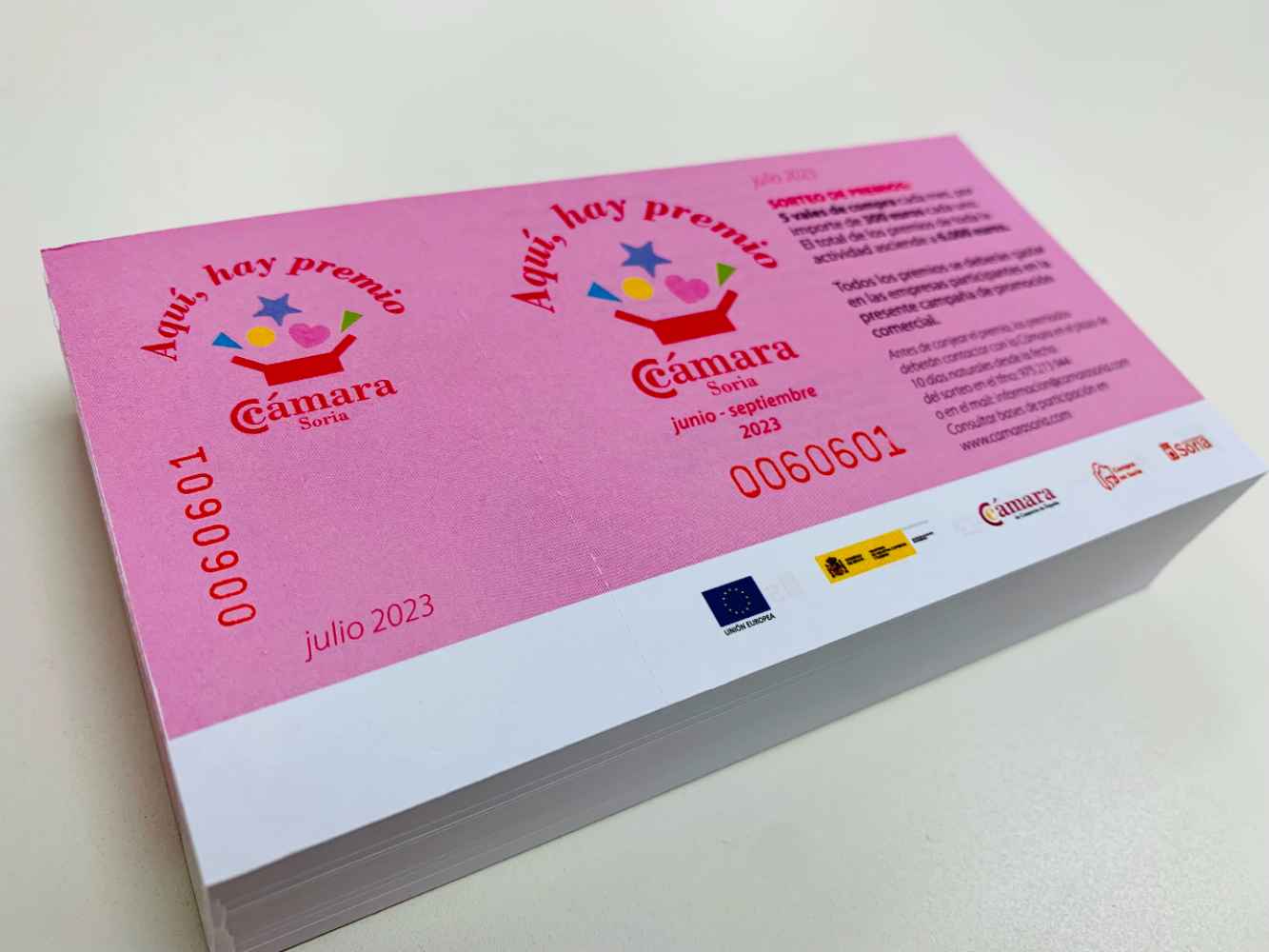 Ganadores de "Aquí hay premio" en julio