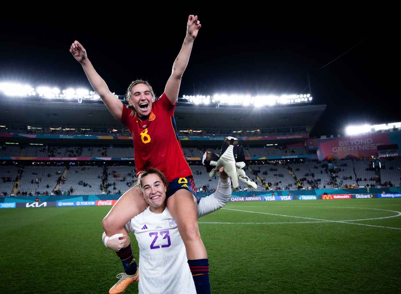 Pantalla gigante para final del Mundial femenino