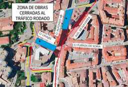 Cambio en tráfico por obras de calle Alfonso VIII